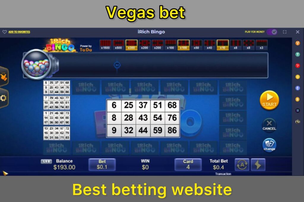 نحوه انجام بازی Irich bingo وگاس بت